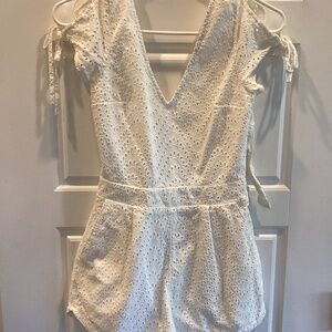 Express white romper